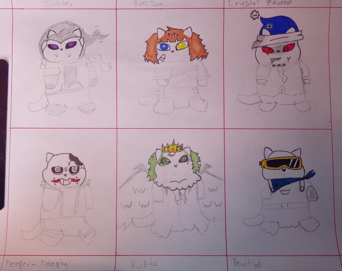 BustamanteEstr1's tweet image. Dibuje a mis niños en gatos pero se ven raros 😅
#Bitter #Frasin #CrystalPowder #Deeply-Deeper #Kuxtal #Paintball

#SansOc #undertaleAU