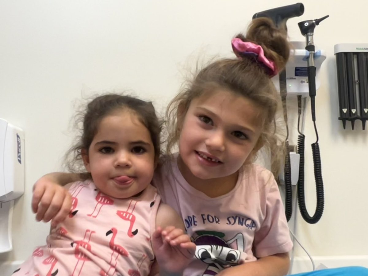 rachel_frayne's tweet photo. Such an amazing experience at @ChildrensPhila for the #ENDD #Syngap1 study!! Can’t say enough wonderful things about our day!! Looking forward to our next visit 💜💙💚 @cureSYNGAP1 https://t.co/mcJVnU7I65