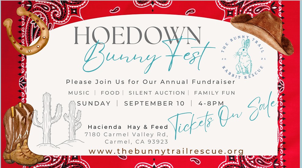 Check out BUNNYFEST 2023! Food! Live music! Silent auction! tinyurl.com/23ks73jt