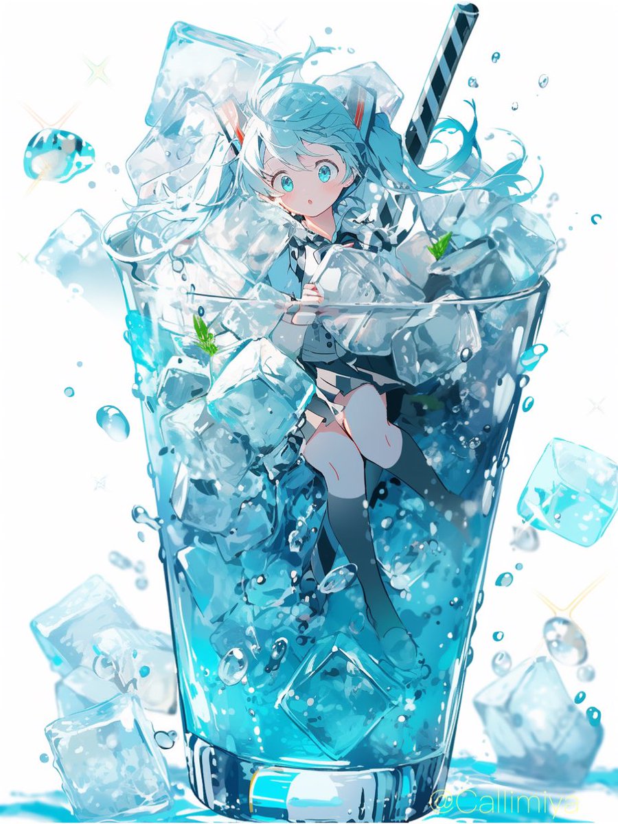Nijijourney, ラムネアイスソーダ初音ミクさん