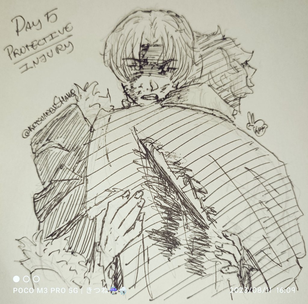 zagreuskitsune's tweet photo. #DiafredWeek Day 5: protective/injury
I swear I am not purposely avoiding doing diamant's hair
it's just a funny coincidence LMAO
#diafred #dialfred @DiafredWeek https://t.co/keeiS8pAQX