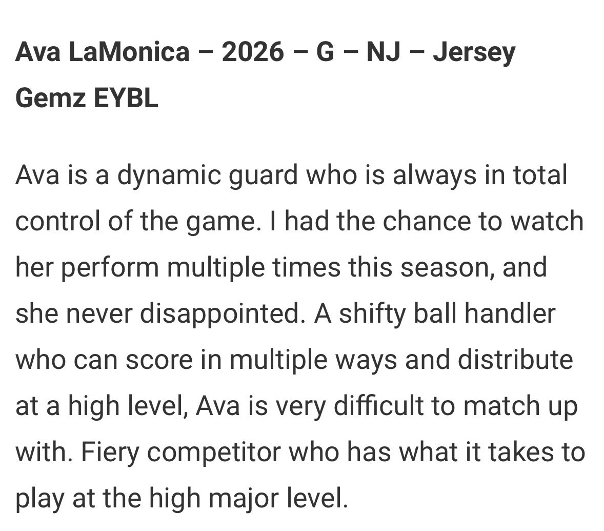 Ava Lamonica (@avalamonica0) on Twitter photo Thank you for the write up <a href="/JrAllStarBB/">Jr. All-Star Girls Basketball</a>!!!
<a href="/Jersey_gemz/">Jersey Gemz</a> <a href="/Coach_Taylor33/">Coach Audrey Taylor</a> <a href="/kristensomogyi/">kristen somogyi</a> <a href="/Coach_Daaiyah7/">Coach Dee</a> Thank you for the write up <a href="/JrAllStarBB/">Jr. All-Star Girls Basketball</a>!!!
<a href="/Jersey_gemz/">Jersey Gemz</a> <a href="/Coach_Taylor33/">Coach Audrey Taylor</a> <a href="/kristensomogyi/">kristen somogyi</a> <a href="/Coach_Daaiyah7/">Coach Dee</a>