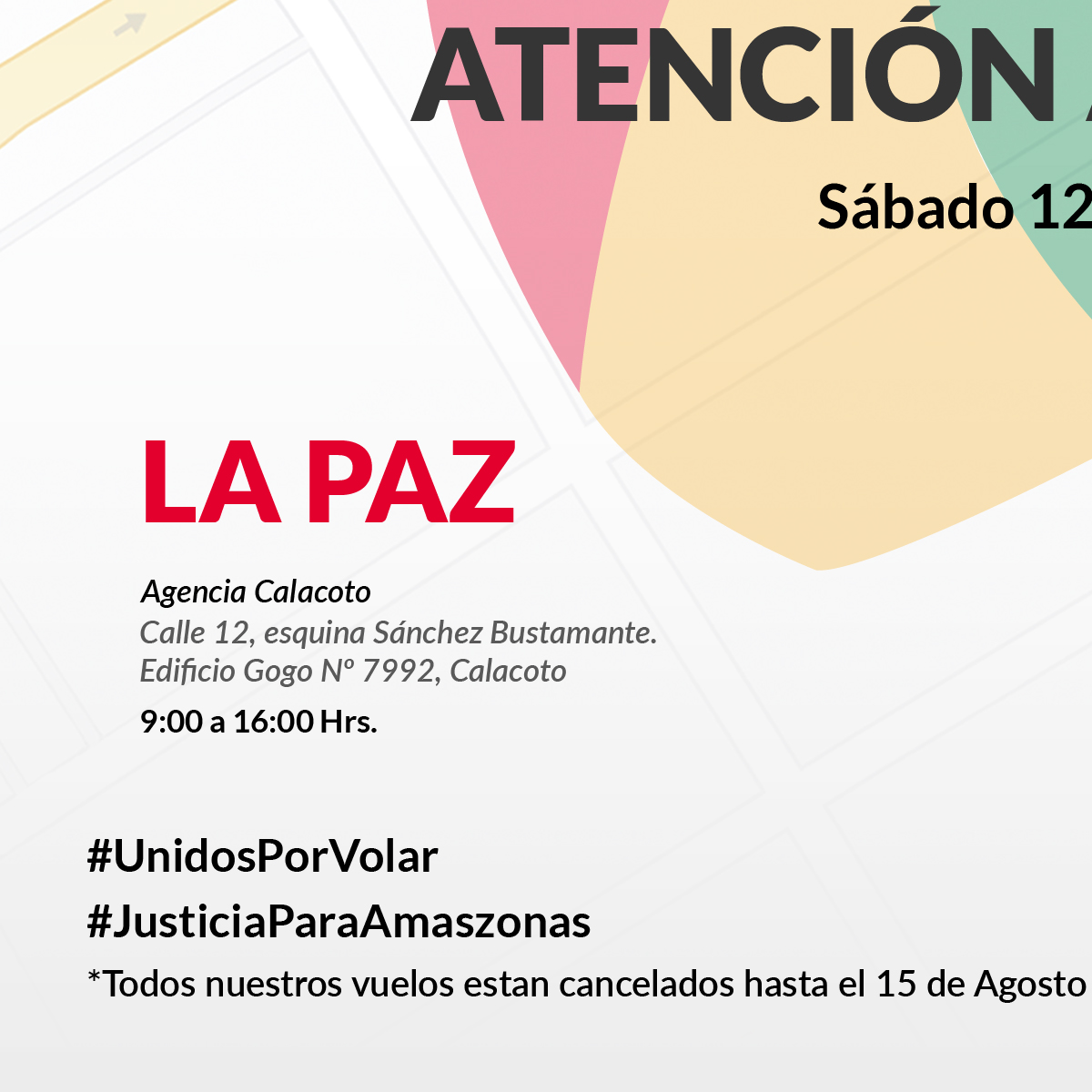 amas_aerolinea's tweet photo. Puntos de atención al cliente a nivel nacional 📷
#JusticiaParaAmaszonas #Amas #UnidosPorVolar https://t.co/rHPmbwCAhO
