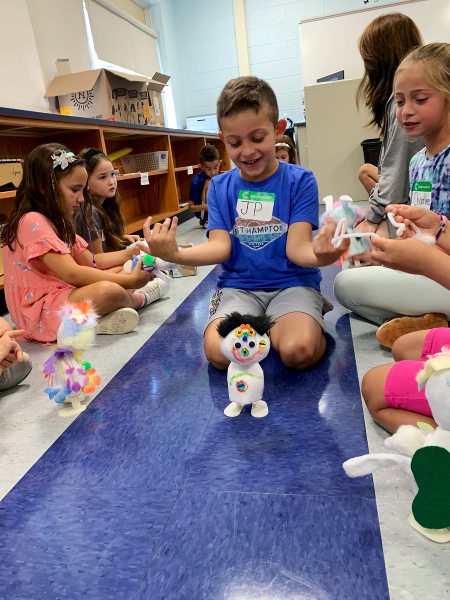 Ended another summer of <a href="/CampInvention/">Camp Invention</a> with a MimicBot runway show! We had so much fun designing our own unique robotic stuffies!🌟🤖 <a href="/KFernandez_STEM/">Ms. Fernandez</a> <a href="/UnquaElementary/">Unqua</a>