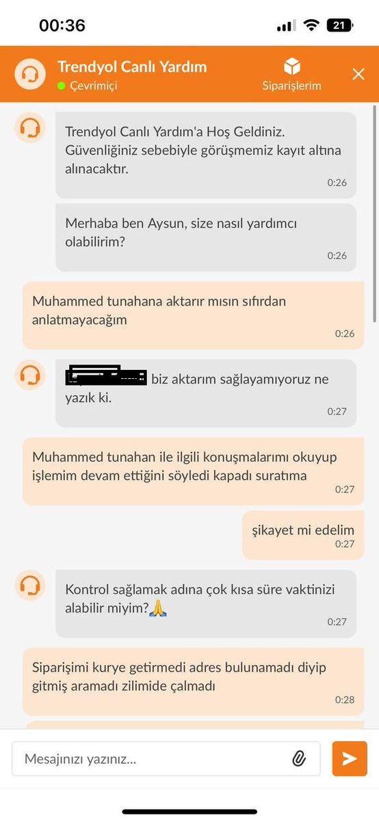 Şikayet twiti FAV + RT YAPIP heryere yayalım.🚨🚨

Dostlar @Trendyol yemek üzerinden 23.20 de 4 adet Hamsiköy sütlaç sipariş geçtim. Trendyol kuryesi siparişimi adreste bulunamadı diye iptal etmiş fakat ne zilime bastılar ne de telefonla aradılar yalan atıyolar.

200 TL'yide iade…