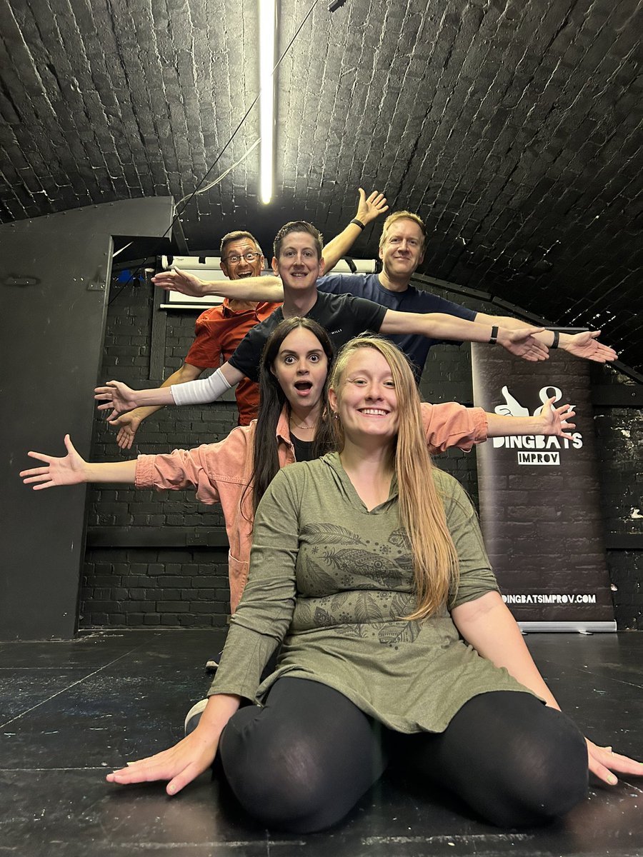 petermarkey's tweet image. A great time tonight performing with this brilliant group as part of the @dingbatsimprov sold out improvised comedy Ding Jam @ArchwayHorley