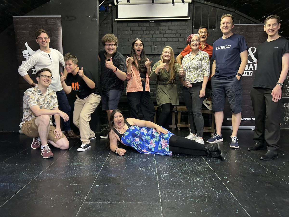 petermarkey's tweet image. A great time tonight performing with this brilliant group as part of the @dingbatsimprov sold out improvised comedy Ding Jam @ArchwayHorley