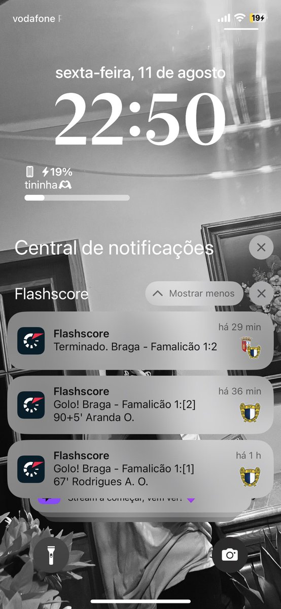 notificações que fizeram me o dia:
