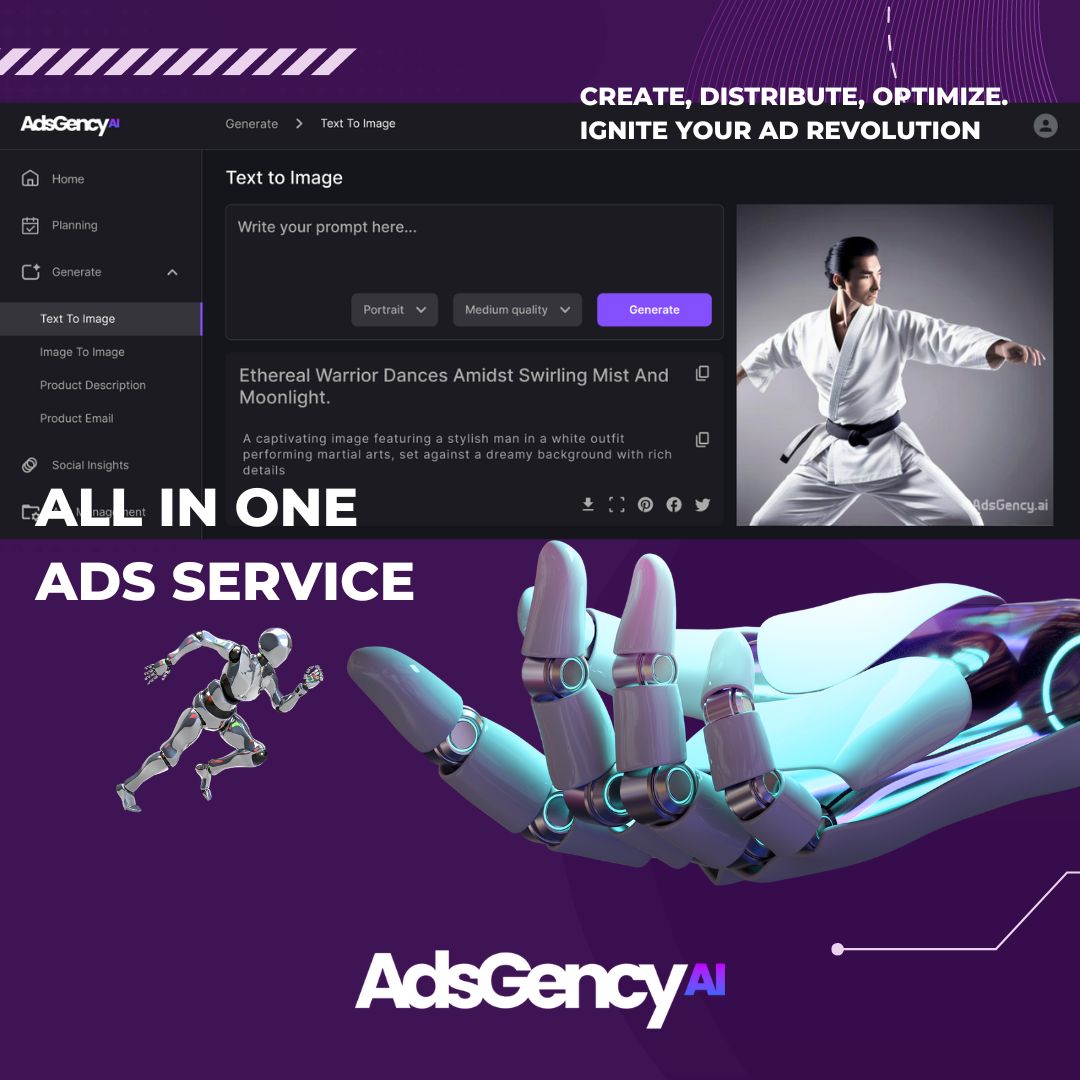 AdsGency_AI's tweet image. 🔥 Revolutionize Your Marketing Strategy with AdsGency AI! 🚀 Uncover the AI advantage for your campaigns and witness unparalleled results. 📈 Ready to redefine success? Dive into the future of advertising!

#AIAdvertising #AdsGencyAI #FutureOfMarketing