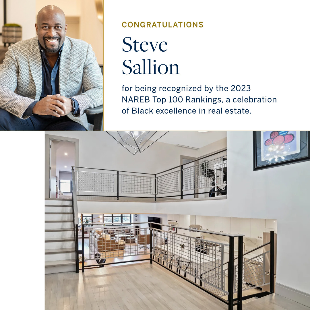 Congratulations Delroy Gil and Steve Sallion, for being recognized by the inaugural 2023 NAREB Top 100 Rankings, a trailblazing celebration of Black excellence in real estate. s.sir.com/3QwQSE5

#sothebysrealty #inthenews