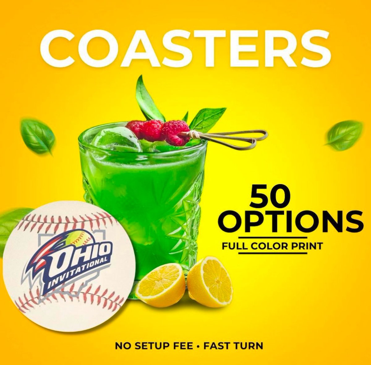 CPSKeystone's tweet image. 60 pt Pulp Coasters with full color imprint. 50 options to choose from. Ready to create yours? Visit keystoneline.com and search COASTER