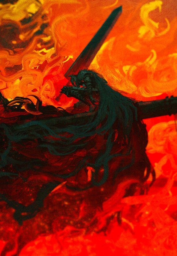 AFinnstark's tweet photo. In flames ( berserk ) https://t.co/9IOXP3EjKK