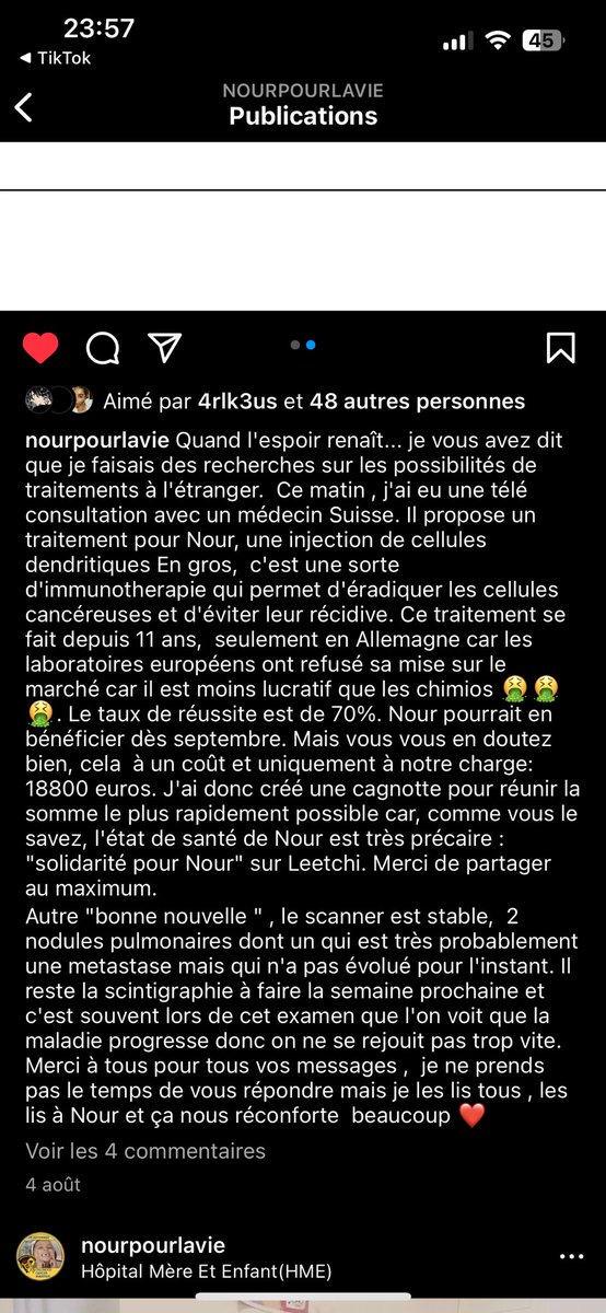 YNSSKL_'s tweet photo. les frères voilaa ma cousine atteinte d’un cancer, je sais pas trop quoi dire si vous voulez en savoir plus aller sur le insta mais svp partager un max on en a besoin🙏🏽🙏🏽🙏🏽🙏🏽 https://t.co/bNLOwf7UdE https://t.co/ACKoR8A4Kh