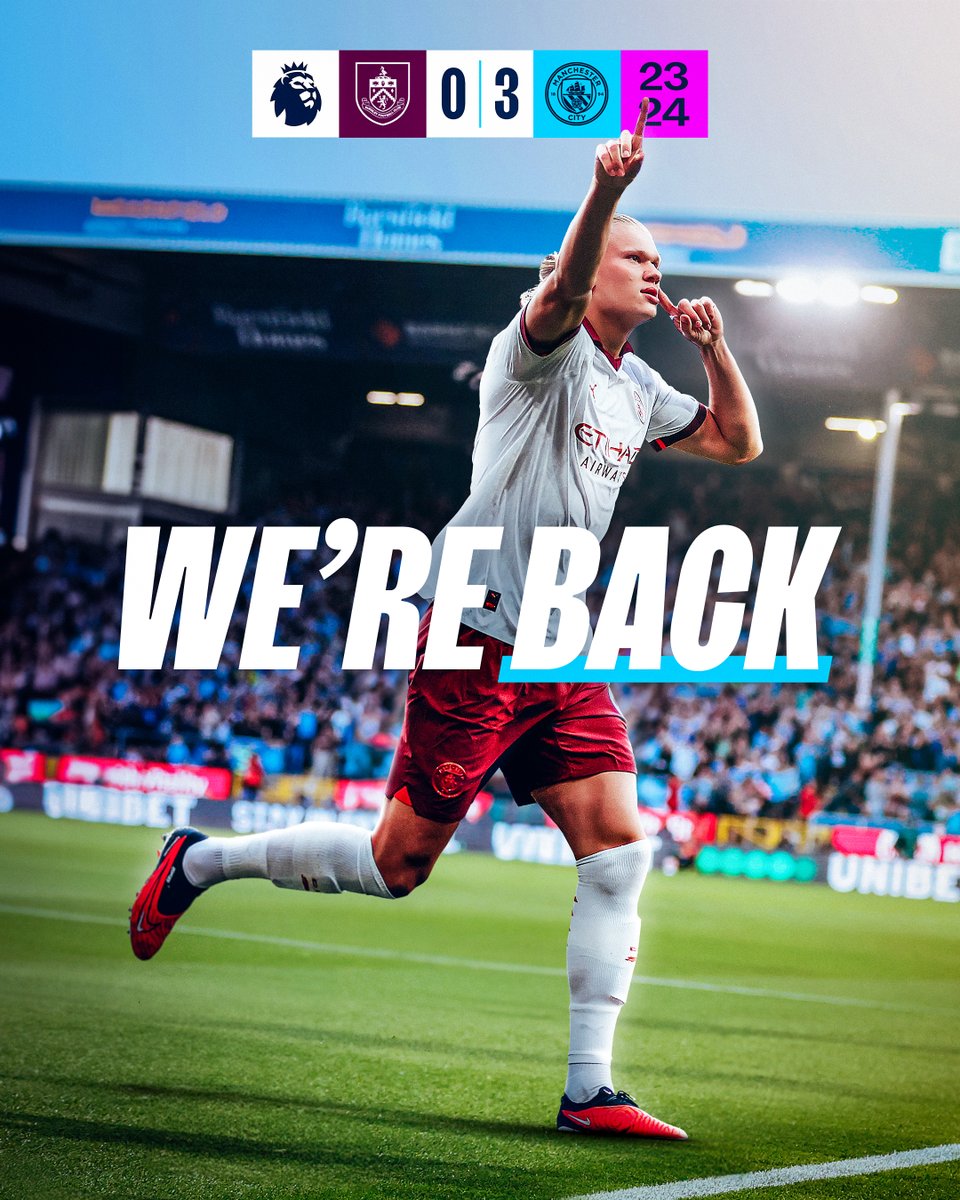 ManCity's tweet photo. Starting with a win! 👊 https://t.co/sUBRI9swxj