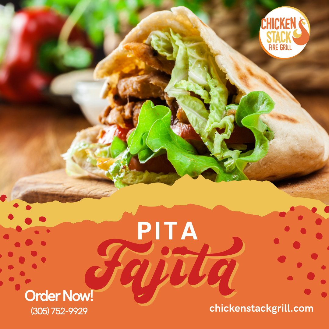 Sizzling flavors in every fold! 🌯🍗 Our Pita Fajita is a burst of grilled chicken, fresh veggies, and creamy goodness. Each bite takes you on a flavor adventure that will leave you craving more. Order Today! 😍🔥 #PitaFajita #wraps #fajitas #Lunch #Dinner #HealthyFastFood