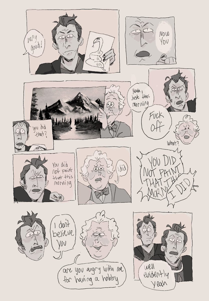 saw that clip from Staged and thot it’d be funny
#goodomens