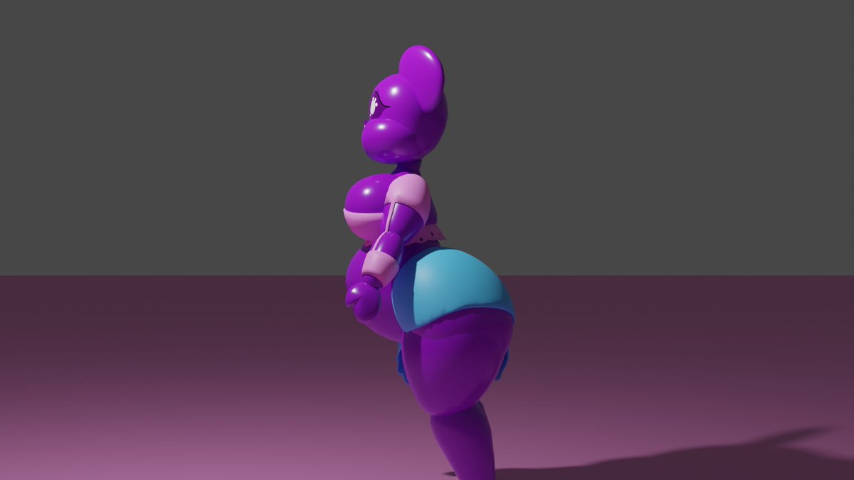 Shuhuahua5's tweet photo. Here's Jelly! My first 3D character in blender for a little project with @IceDevGames. Thanks to @ExtrudedS for all the troubleshooting. https://t.co/KqlJnHebPP