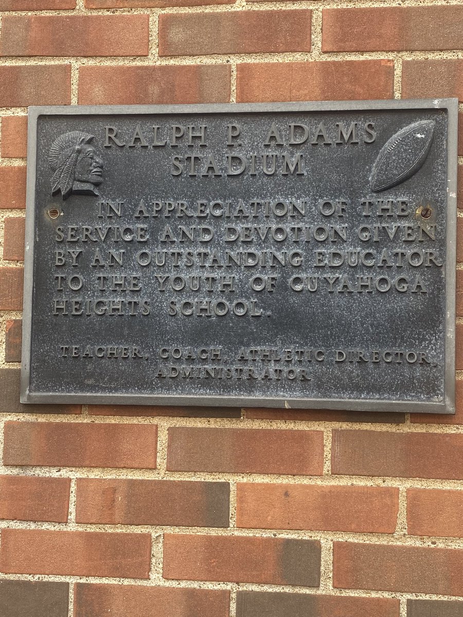 MunchCleveland's tweet photo. Getting ready for a 6p scrimmage. Cleveland Central Catholic Ironmen vs Cuyahoga Hts Red Wolves at the iconic #Tepee! Love HS football! @NEOSportsInside https://t.co/FAy9bYU9b5
