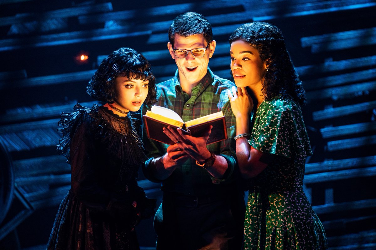 Get ready for the grand finale of the #BeetjuiceTour @EcclesTheater this weekend! Check availability at Broadway-at-the-Eccles.com

📷: (L-R): Isabella Esler (Lydia), Will Burton (Adam) and Britney Coleman (Barbara)// Matthew Murphy