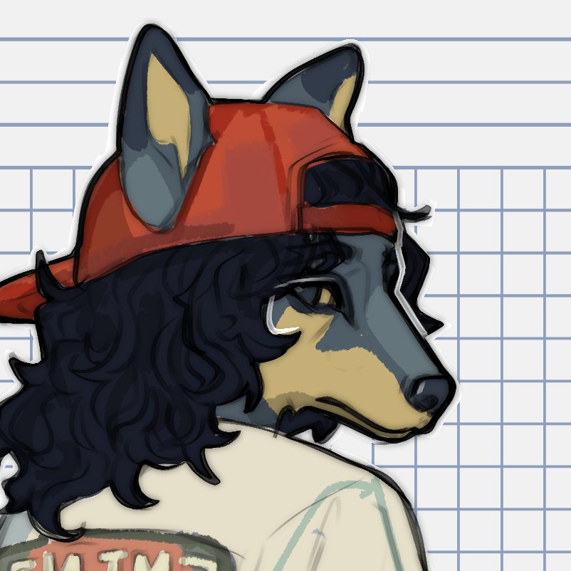 dynmion's tweet photo. first pt of the furry species challenge that im spending way too much time on 🤭first girl is a gray wolf.... shes so much cooler than me https://t.co/8anyIlfEbL