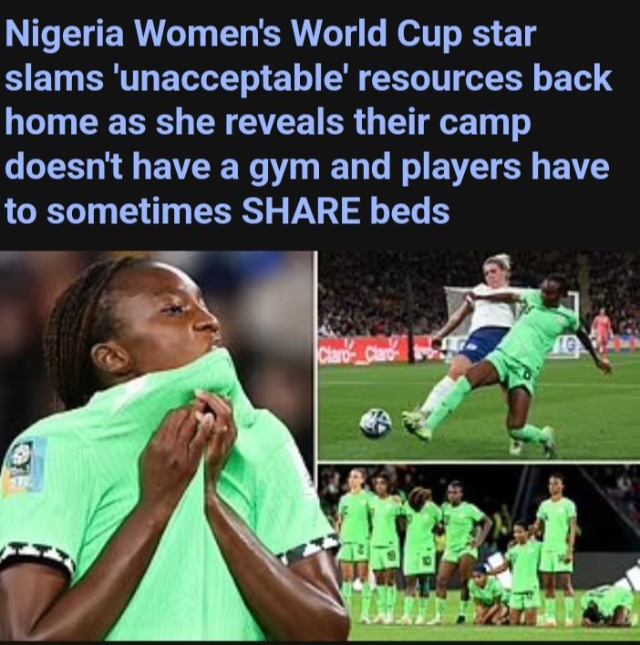 Been telling people how it's difficult to make it as a sport woman in Africa but I think they need to visit our continent and believe after seeing.