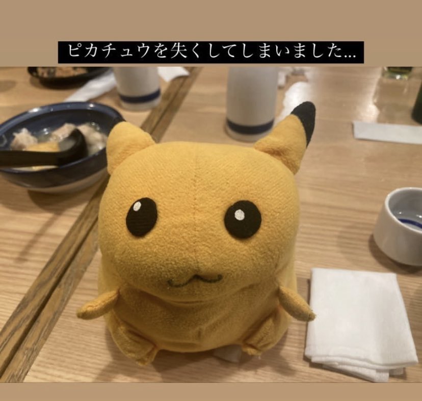 mnchan218's tweet photo. 【拡散希望】
わたしの友達がいつも持っていたピカチュウを無くしてしまったらしくピカチュウチャンネルがだいすきなわたしもとてもとても悲しいですもはやわたしが泣いていますどこかで見つけたとか拾ったよって方は教えてください【大泣】 https://t.co/mO9nibl9Vv