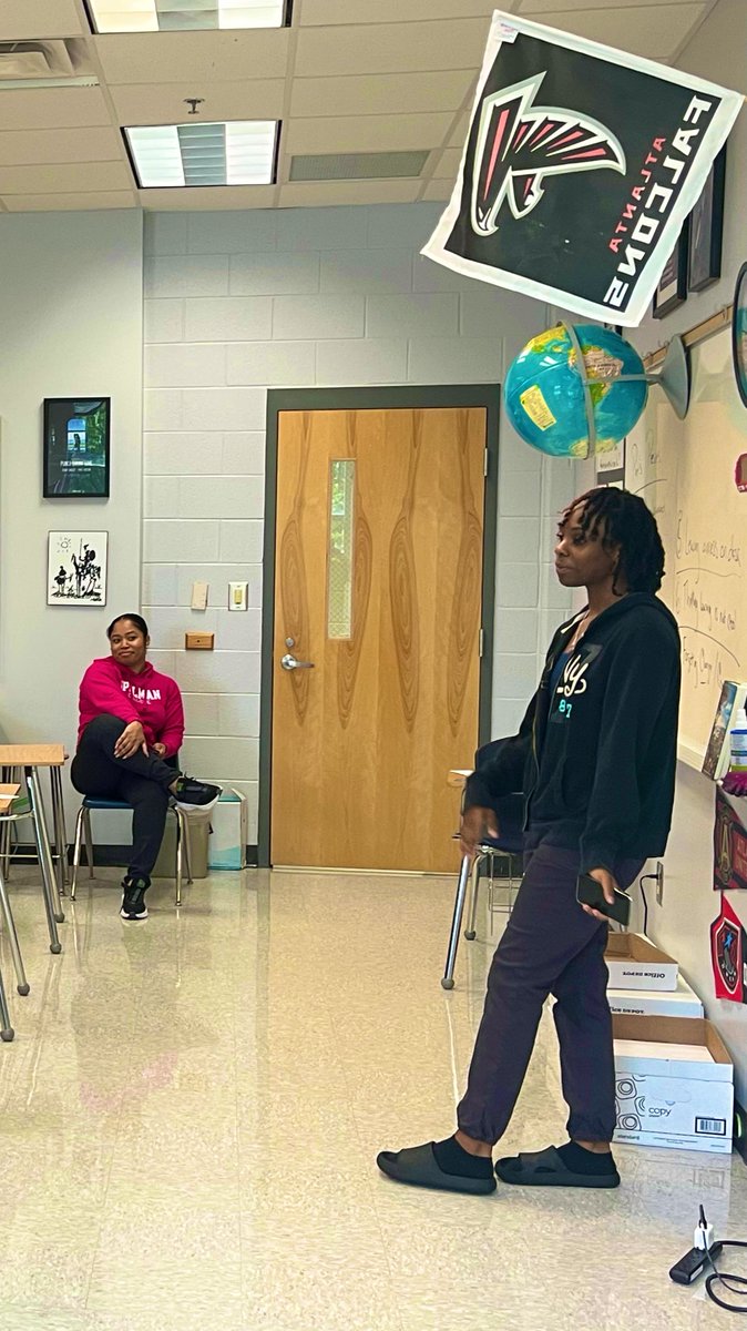 Thanks to Trinity for talking to Advanced Comp  <a href="/Banneker_HS/">Banneker HS</a> and inspiring my students with her story of overcoming life’s hardships. Trinity-a 2 Time State Champion in Track, FCS Senior Spotlight Student, Posse Scholar <a href="/possefoundation/">Posse Foundation</a> and Ballroom Dancer! Good luck <a href="/WoosterEdu/">College of Wooster</a>