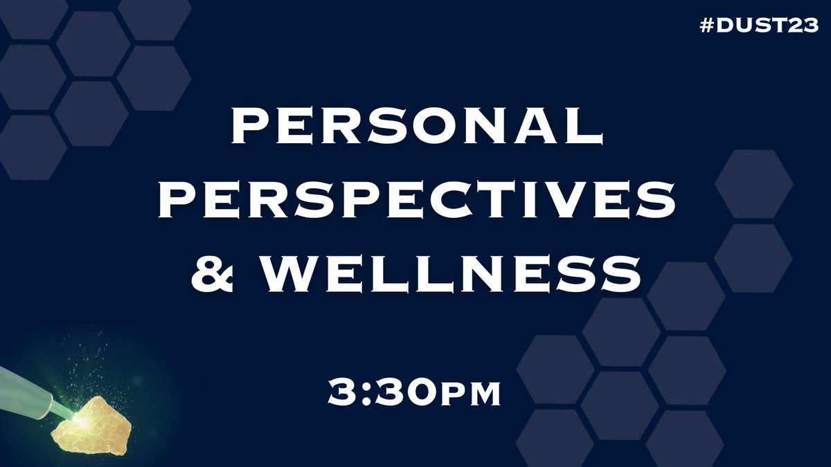 New to #DUST23: Personal Perspectives & Wellness Session! Join @peepeeDoctor, @KSternAZ, Joel Teichman, MD, FRCSC, @DrJohnMDiB, Nicole Miller, MD, FACS, @lipkinmi, @thomaschi8, @hollenbeck1971, + Annette Fenner, MBBS, PhD for topics on Life as a Doctor & Professional Development