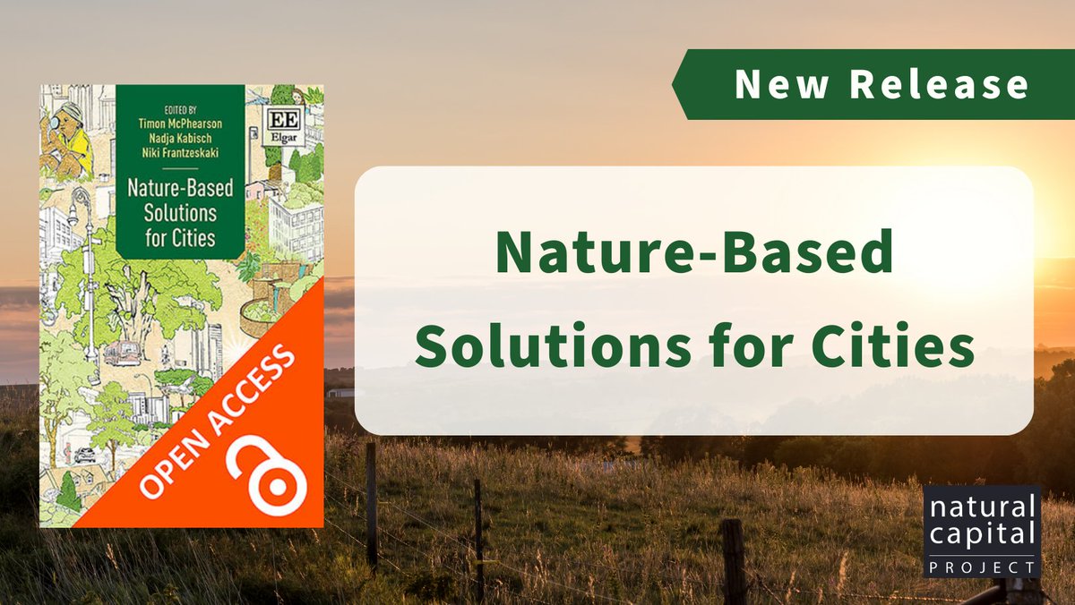 Natural Capital Project (@natcapproject) on Twitter photo This just out! NatCap researchers led by <a href="/AnneGuerry/">Anne Guerry, Ph.D.</a> wrote Ch. 12 in a new book on #NatureBasedSolutions for #Cities! See what our team has learned about mapping and measuring the benefits of NbS in #UrbanAreas. Free & online here: bit.ly/3DOe9K9 This just out! NatCap researchers led by <a href="/AnneGuerry/">Anne Guerry, Ph.D.</a> wrote Ch. 12 in a new book on #NatureBasedSolutions for #Cities! See what our team has learned about mapping and measuring the benefits of NbS in #UrbanAreas. Free & online here: bit.ly/3DOe9K9