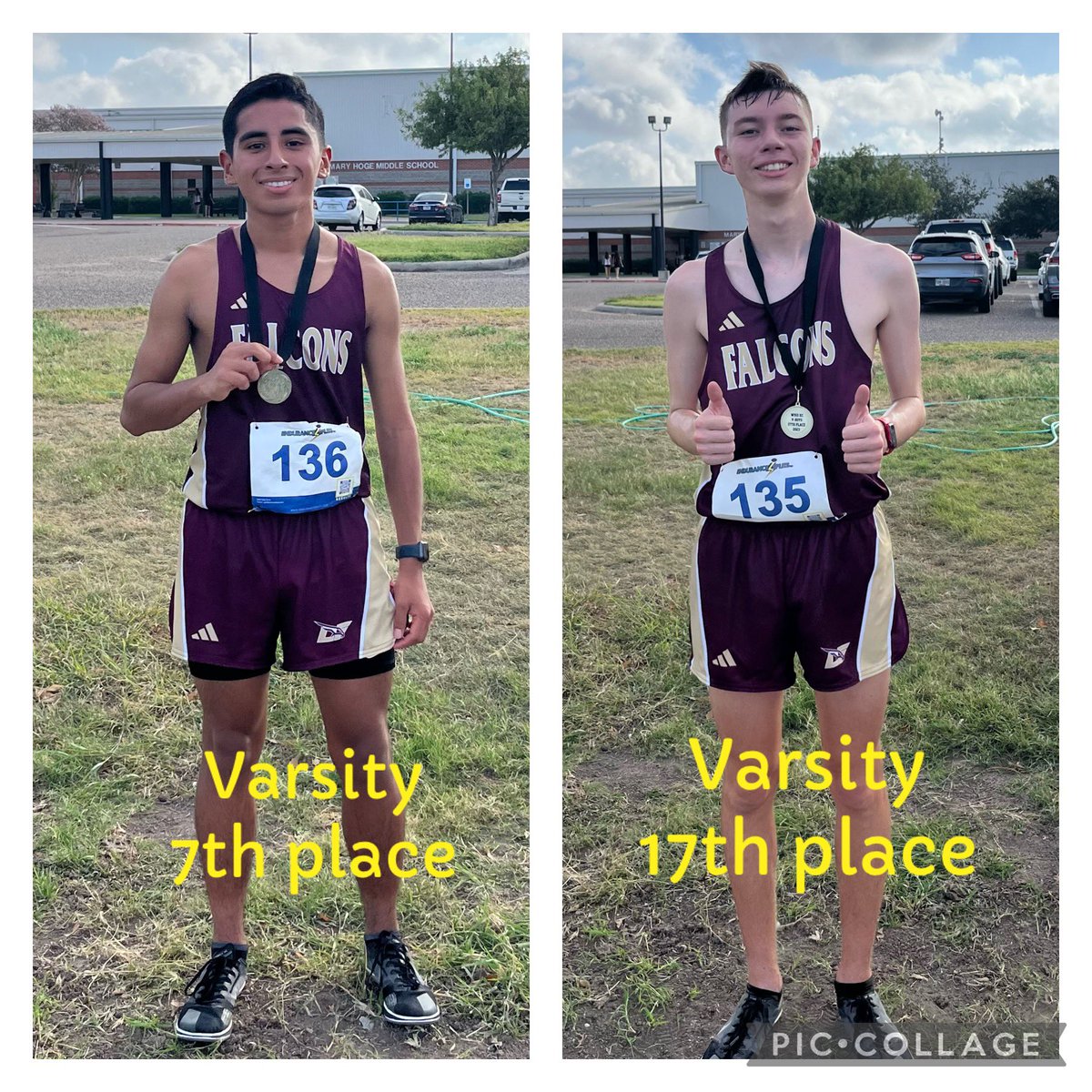 LFHSFalconXC's tweet photo. Congratulations to our medalist at this year's season opener held in Weslaco today!! #FalconXC #pushpastthepain https://t.co/BQqHNvzndY