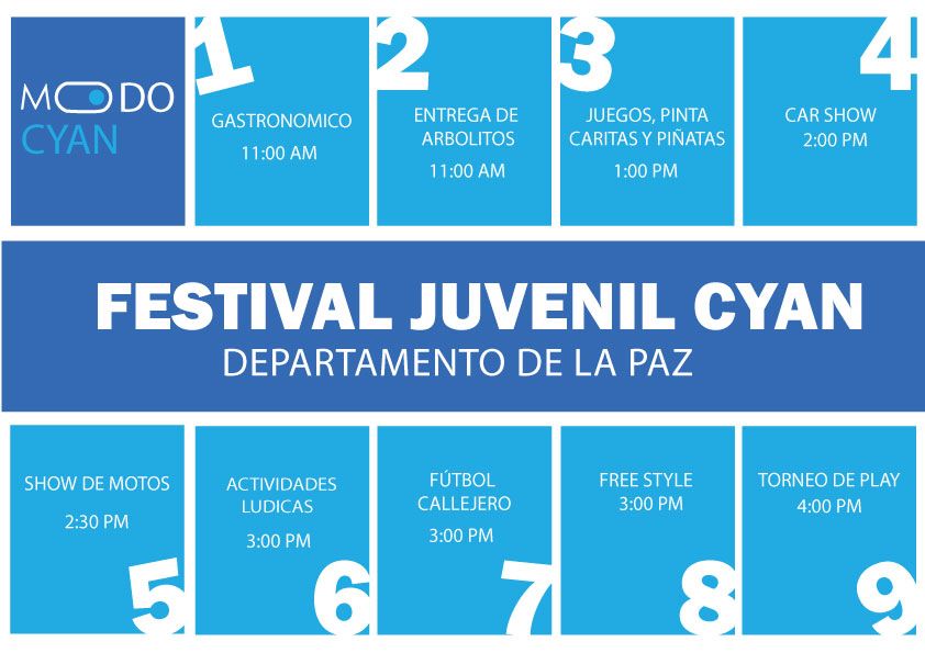 _FernandoRdguez's tweet photo. ¡Nos vemos mañana jóvenes del departamento La Paz!

#ModoCyan 💙 https://t.co/wuR9D5ONot