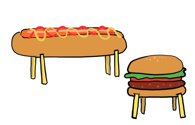 「hot dog」 illustration images(Latest｜RT&Fav:50)