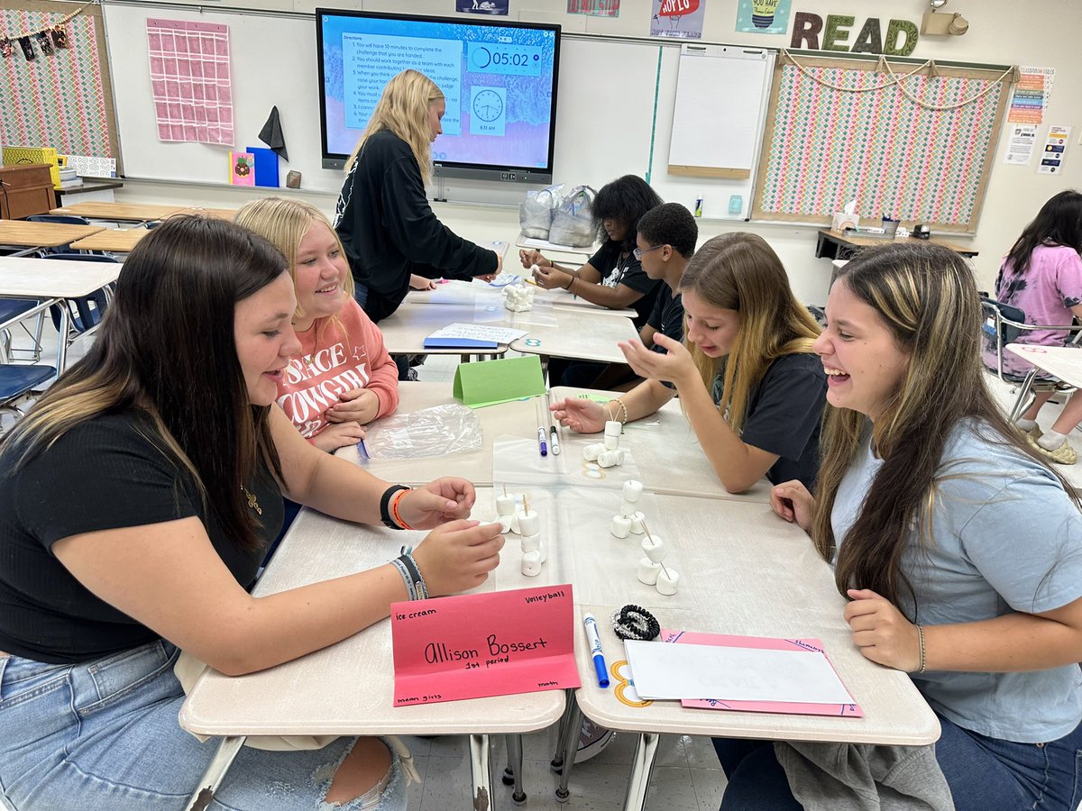 At the beginning of the school year, it’s always important to set the right tone. Building a community is my number one priority! My SS loved the challenge for day 2! #ChargersUNITE