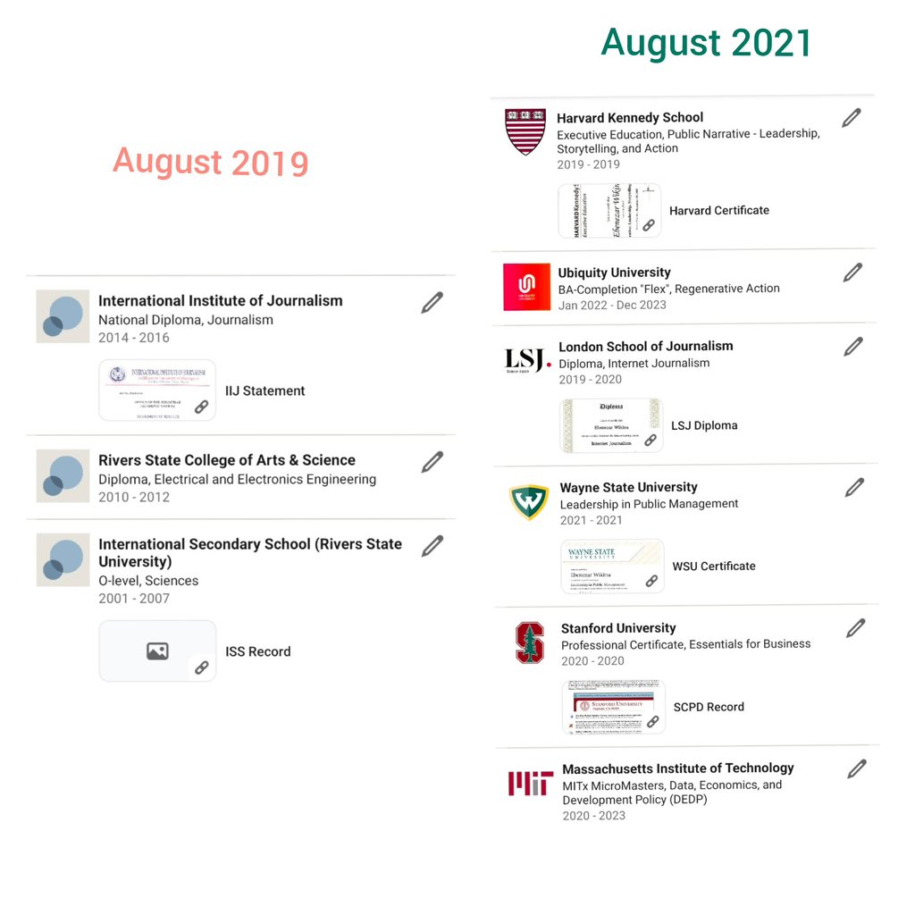 EbenezarWikina's tweet photo. @_VALKlNG I used COVID to pack certificates like a thief 😭 and started #LearnwithEben to inspire people to find innovative ways to learn and work at the same time
Also wrote this essay on the future of education, and I think the world is yet to catch up with me: https://t.co/DmyjvtBFFR https://t.co/xfjHXEAKIp