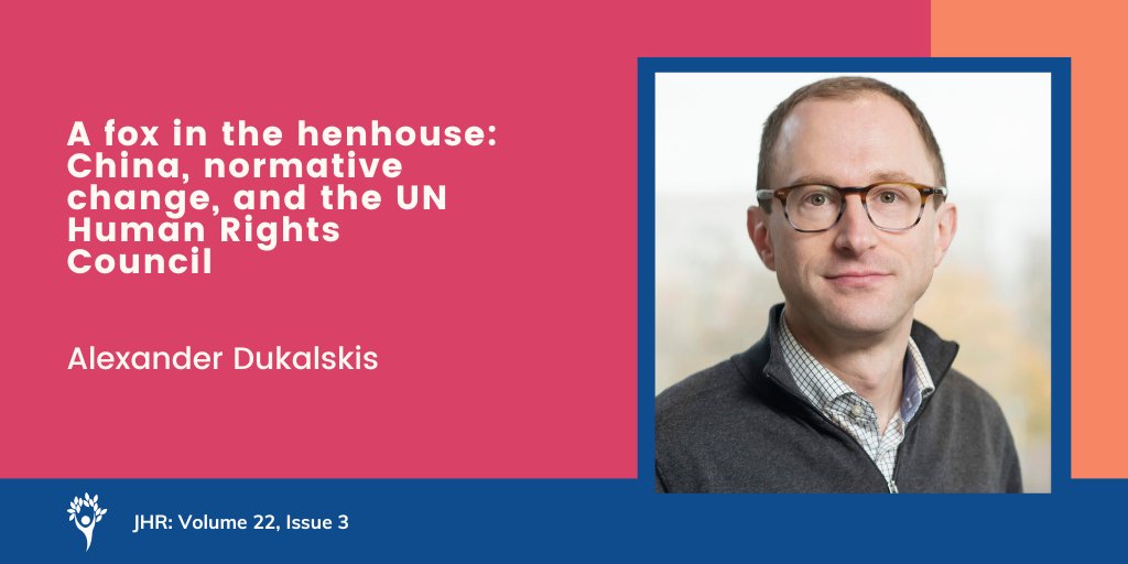 This article explores how China navigates the United Nations Human Rights Council to squelch criticism and promote norms consistent with authoritarian rule. doi.org/10.1080/147548…