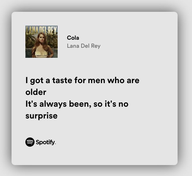 aliciaalavigne's tweet photo. cola - lana del rey https://t.co/8quWGk3JOf