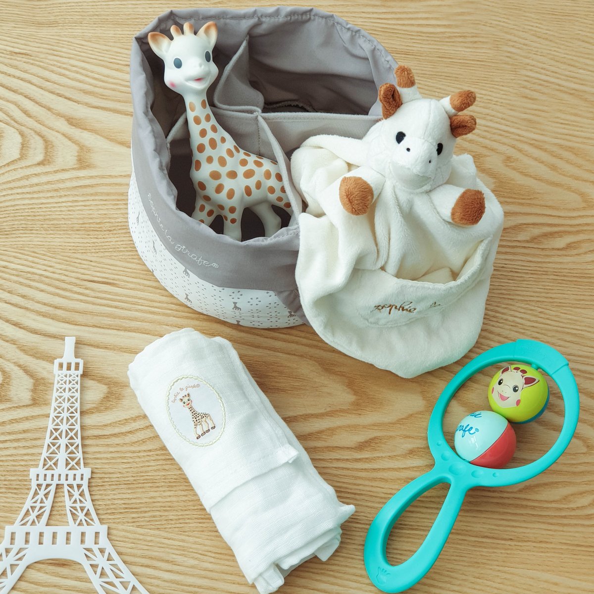 キリンソフィー Memory Gift Set 01 キリンのソフィー+ポーチ – Sophie la girafe