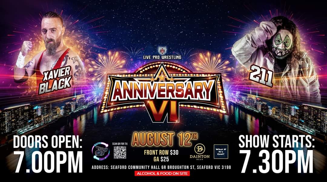 AdrenalinePW's tweet photo. TONIGHT!!!

Big night of action ahead at #AnniversaryVI 

Limited standing room tickets will be available at the door for only $15 tonight https://t.co/FGSv0Lex39
