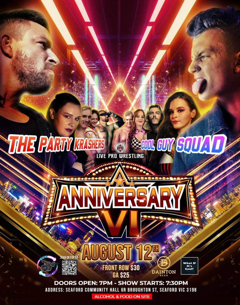AdrenalinePW's tweet photo. TONIGHT!!!

Big night of action ahead at #AnniversaryVI 

Limited standing room tickets will be available at the door for only $15 tonight https://t.co/FGSv0Lex39