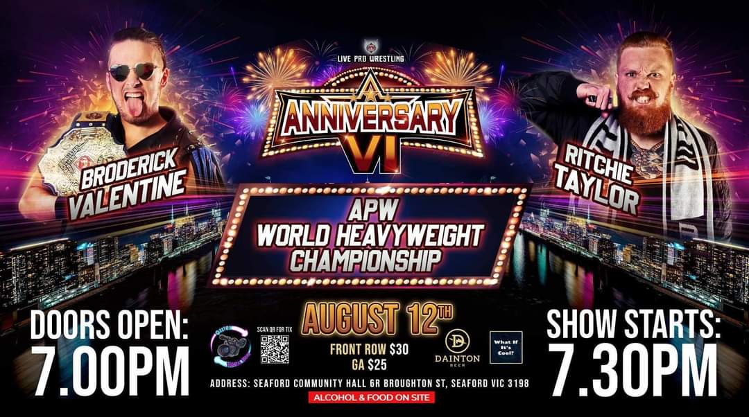 AdrenalinePW's tweet photo. TONIGHT!!!

Big night of action ahead at #AnniversaryVI 

Limited standing room tickets will be available at the door for only $15 tonight https://t.co/FGSv0Lex39