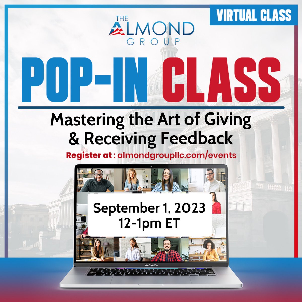 TheAlmondGroup's tweet photo. Feedback fuels success, but mastering it takes skill! Join us in our latest course: Mastering the Art of Giving and Receiving Feedback. 🎓⁣
⁣
Register here: https://t.co/O84IWiKJMQ https://t.co/vzkPMmeOAN