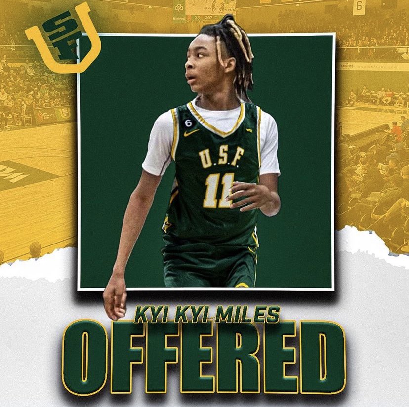 Blessed to receive my first division 1 offer from university of san francisco 💚#blessed #Azcompassprep #universityofsanfrancisco