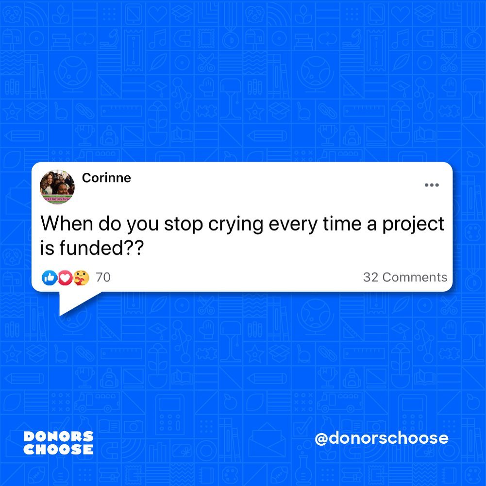 DonorsChoose tweet media