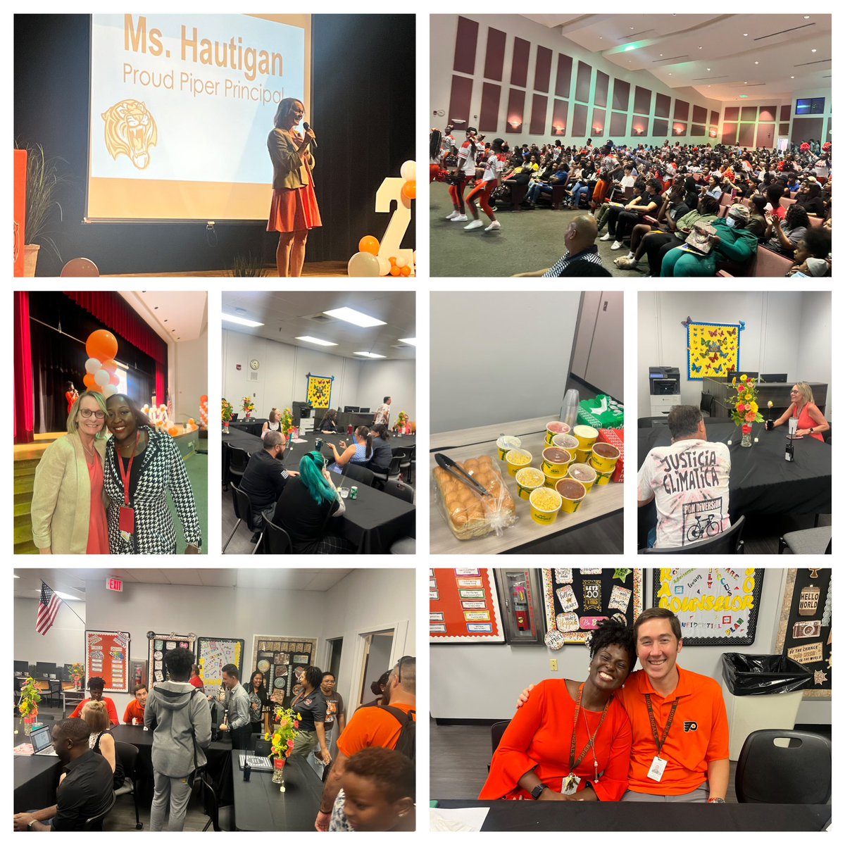 We welcomed to campus our leadership team &amp; new-to-Piper educators for a delicious lunch and community gathering! They are so excited to meet their new Bengal students! There’s nothing like family…especially when you’re a Bengal!  Piper Pride!🧡🤎 @BcpsCentral_ <a href="/Bengal_Sports_/">Bengal Broadcast Network</a>