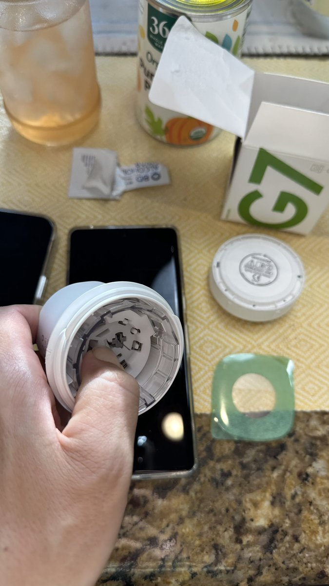 austinkramer's tweet image. Length of #dexcomG7 needle in case anyone was wondering🤓

Dont worry it’s a painless split second for insertion🫡 #T1D