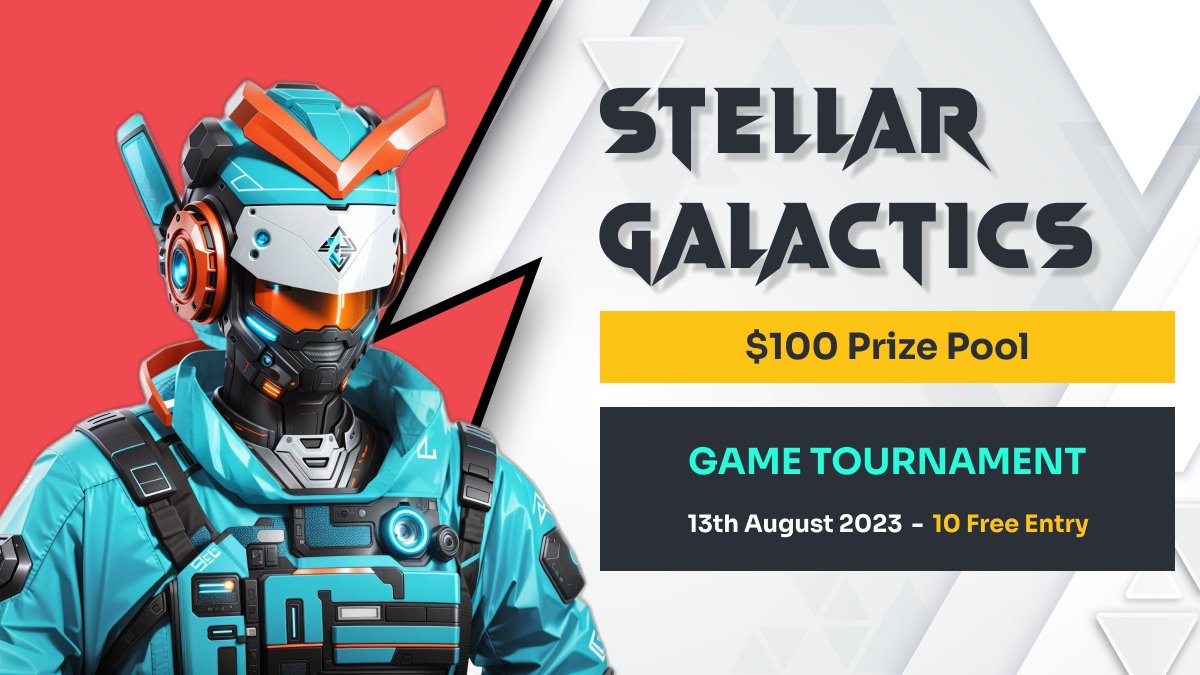 📢 First-Ever Stellar Galactics $100 Flash Tournament! 📢

24 hours of fierce competition to claim prizes from a pool of...

$100! 💰💸

⏰ Starts this Sunday 00:00 UTC (Aug 13, 2023)

Visit our website / Join Discord to know more!