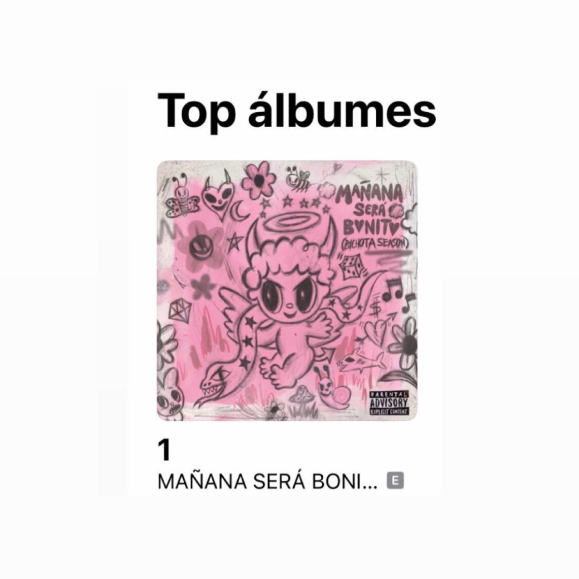 KarolGStats's tweet photo. .@KarolG’s “MAÑANA SERÁ BONITA (BICHOTA SEASON)” reaches #1 on US Apple Music. It’s the SECOND FEMALE LATIN ALBUM to achieve this, behind her own “MAÑANA SERÁ BONITA”. https://t.co/8DjzMiX0pz