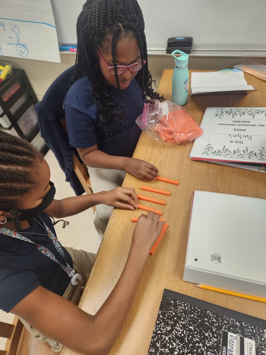 ERD4thgrade's tweet photo. 1st week of school! #math #placevalue @DicksonTigers https://t.co/5IMpVq7SXi