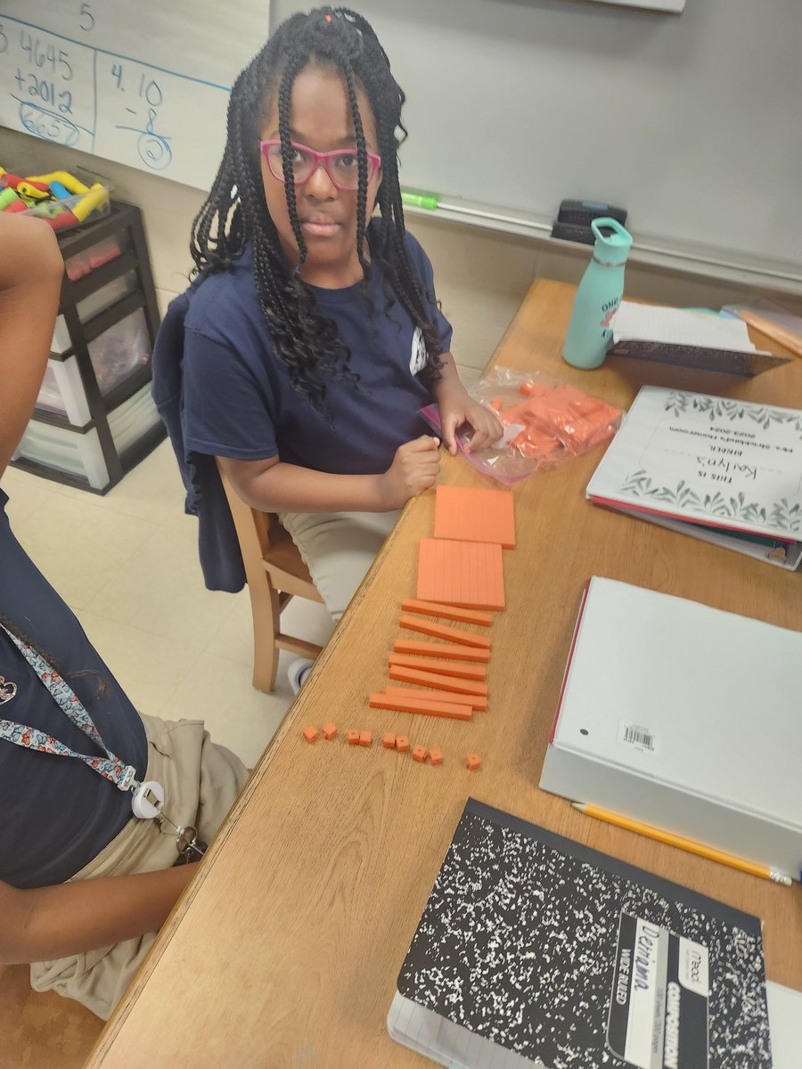 1st week of school! #math #placevalue <a href="/DicksonTigers/">E.R. Dickson Tigers</a>