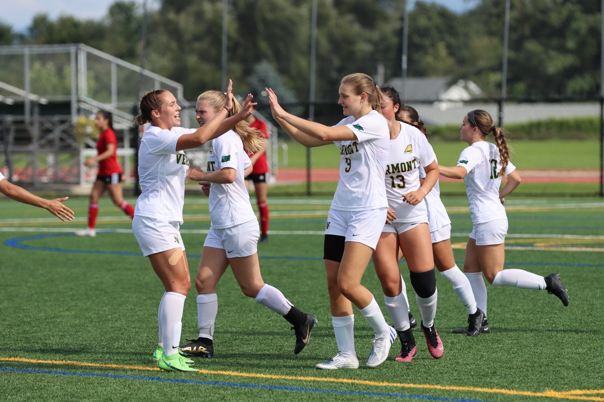 UVMwsoccer's tweet photo. Off &amp; running with a 4-1 exhibition win over McGill this afternoon.

Goals: Bossert (2), DeGroot, Brody (PK)
#LetsRally https://t.co/9fdq2n47HH